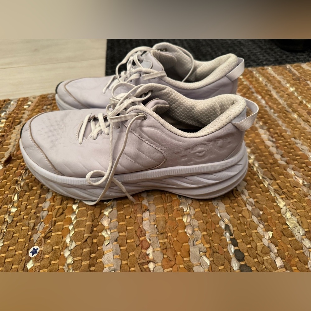 Hoka One One Women's White Athletic Shoes